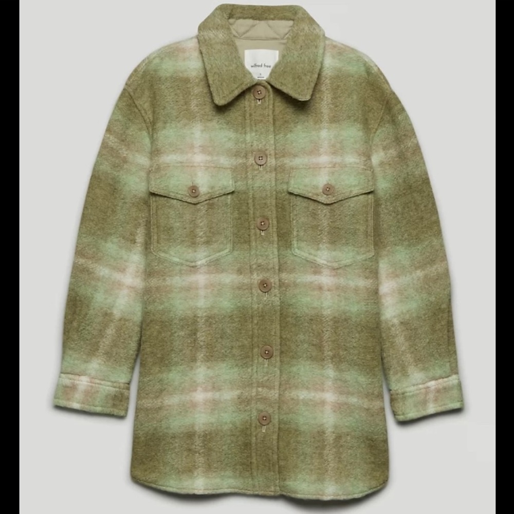 Aritzia Wilfred Free Ganna Shirt Jacket